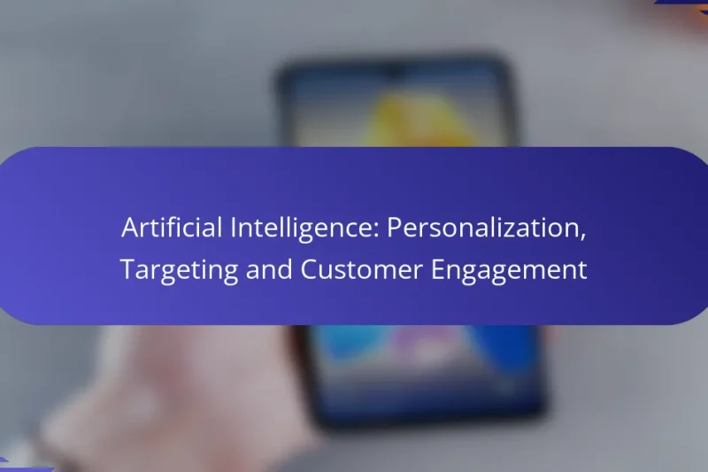 Inteligența Artificială: Personalizare, Țintire și Implicare a Clienților
